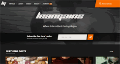 Desktop Screenshot of leangains.com