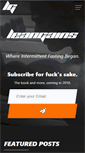 Mobile Screenshot of leangains.com